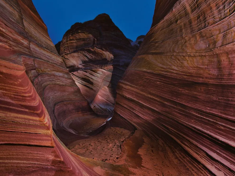 Photo: A landform, known as the Wave, at Vermilion Cliffs National Monument